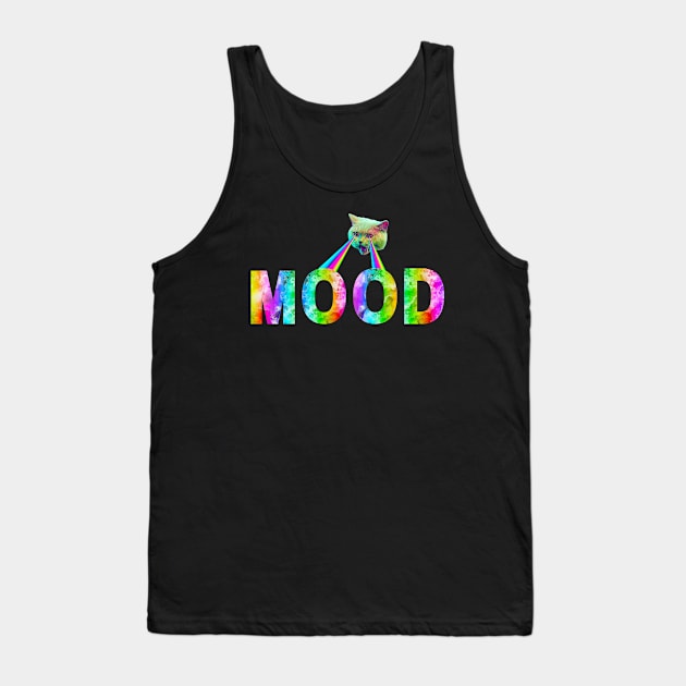 MOOD Cat Tank Top by TJWDraws